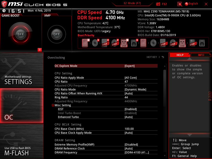 MSI MEG Z390 Tomahawk