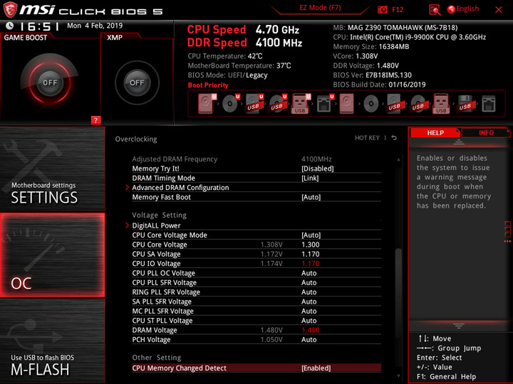 MSI MEG Z390 Tomahawk