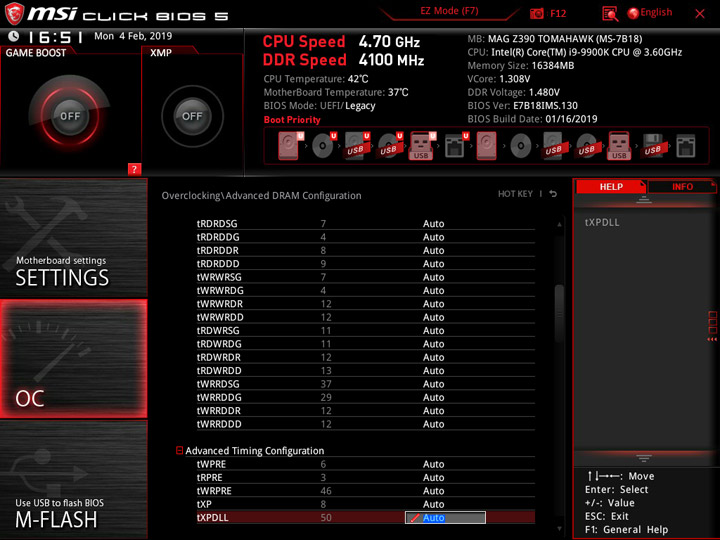 MSI MEG Z390 Tomahawk