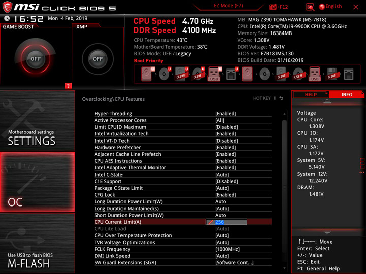 MSI MEG Z390 Tomahawk