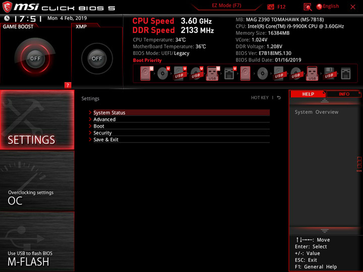 MSI MEG Z390 Tomahawk