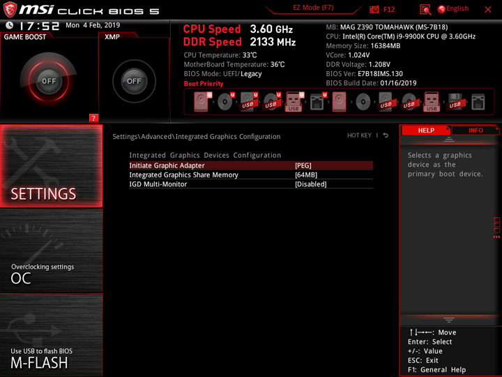 MSI MEG Z390 Tomahawk