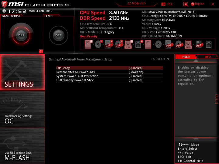 MSI MEG Z390 Tomahawk