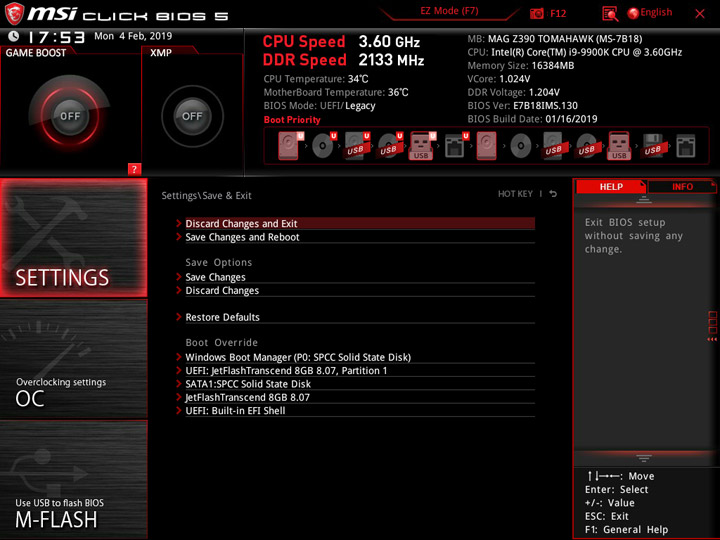 MSI MEG Z390 Tomahawk