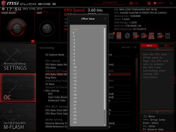 MSI MEG Z390 Tomahawk