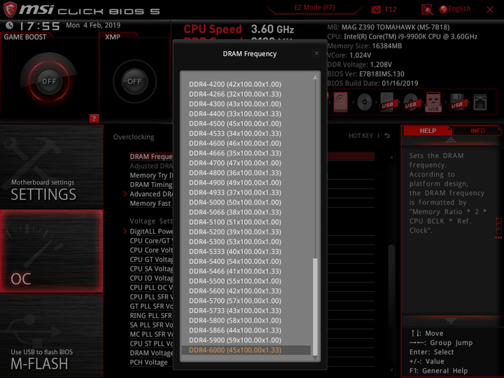 MSI MEG Z390 Tomahawk