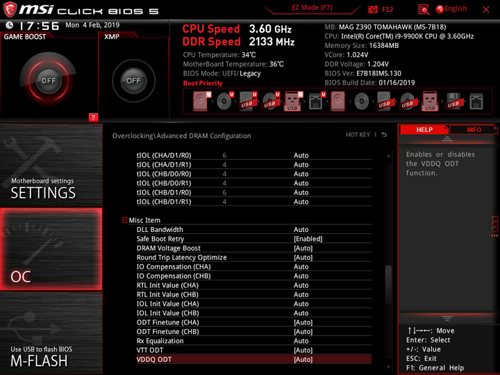 MSI MEG Z390 Tomahawk