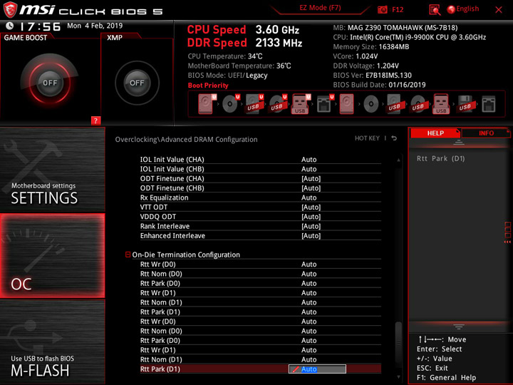 MSI MEG Z390 Tomahawk