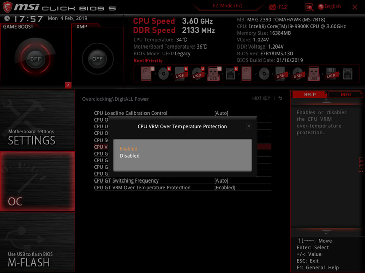 MSI MEG Z390 Tomahawk