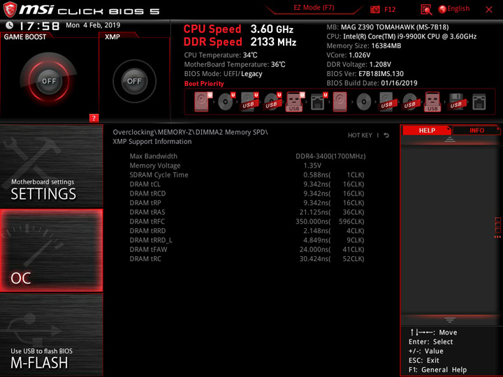 MSI MEG Z390 Tomahawk