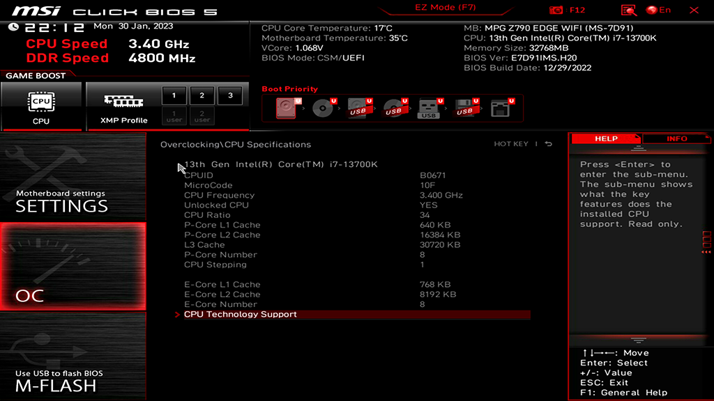 MSI MPG Z790 Edge WIFI