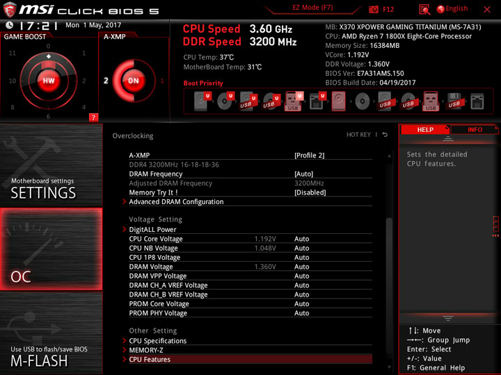 MSI X370 XPower Gaming Titanium