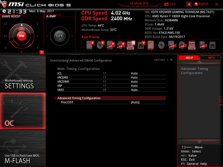 MSI X370 XPower Gaming Titanium
