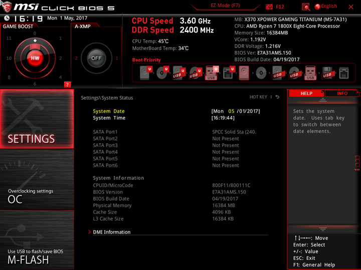 MSI X370 XPower Gaming Titanium