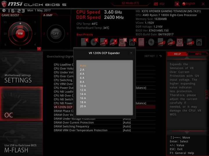 MSI X370 XPower Gaming Titanium