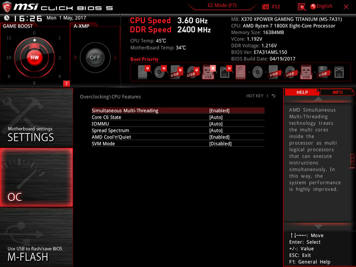 MSI X370 XPower Gaming Titanium