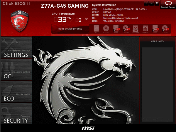MSI Click BIOS II