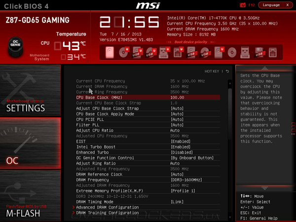 UEFI MSI Z87-GD65
