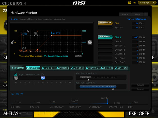 UEFI Setup MSI Z87 ХPower