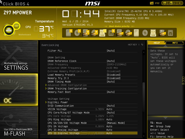 Разгон MSI Z97 MPOWER