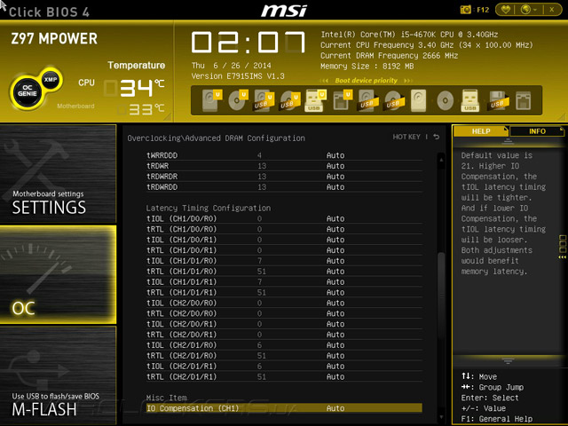Разгон MSI Z97 MPOWER