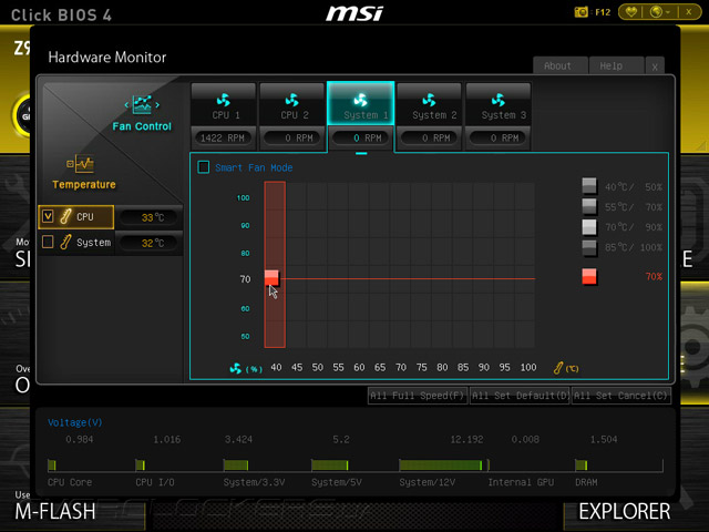 UEFI Setup MSI Z97 MPOWER