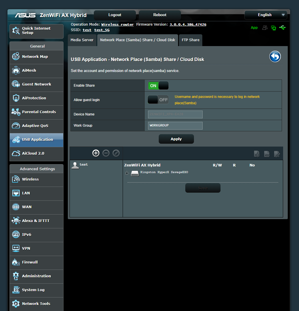 ASUS ZenWiFi AX Hybrid XP4