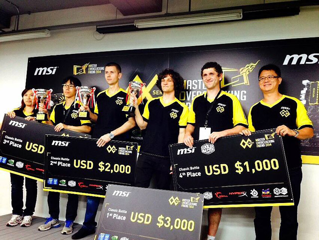 MSI Master Overclocking Arena 2014