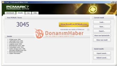 AMD FX-8130P PCMark07 benchmark AMD FX-8130P PCMark07 benchmark