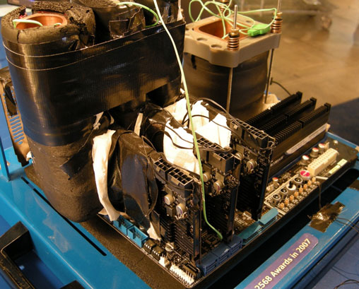 рекорд 3DMark Vantage P36302 система