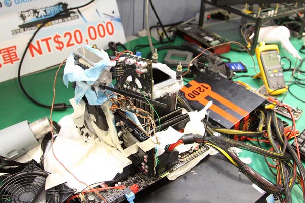 видеокарта GeForce GTX 580 разгон 1248 МГц