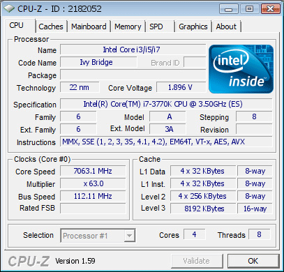 Core i7-3770K 7 ГГц Core i7-3770K 7 ГГц