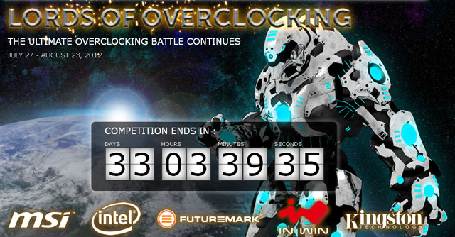 MSI/Futuremark Lords of Overclocking 2012 MSI/Futuremark Lords of Overclocking 2012