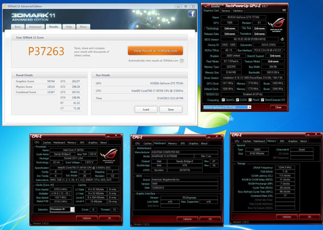AndreYang рекорд в 3DMark 11