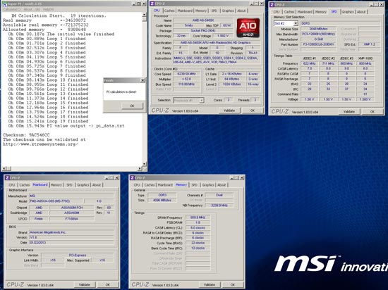APU A6-5400K в SuperPi 1M APU A6-5400K в SuperPi 1M