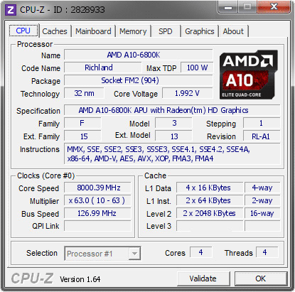 A10-6800K 8 ГГц