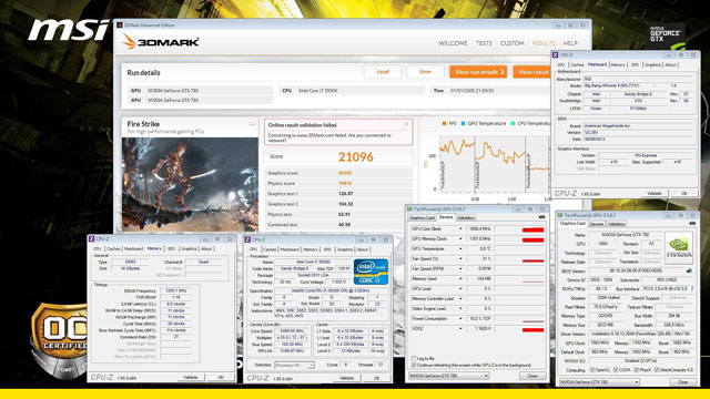 8 Pack - 3DMark Fire Strike (2xGPU): 21096 очков