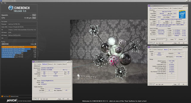 Новый рекорд в Cinebench R11.5 Новый рекорд в Cinebench R11.5