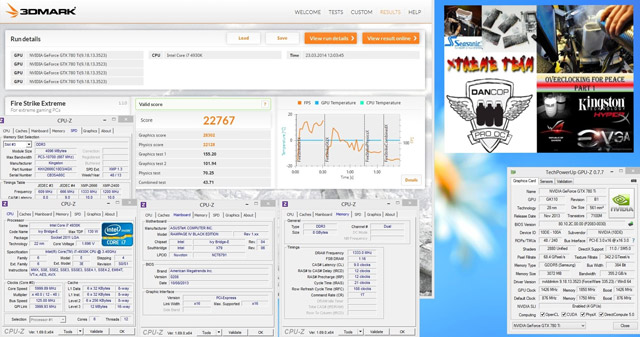 мировой рекорд в 3DMark Fire Strike Extreme