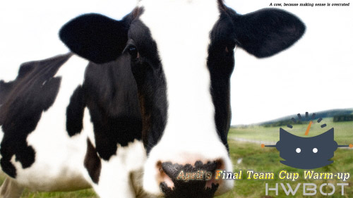 HWBot April's Final Team Cup Warm-up