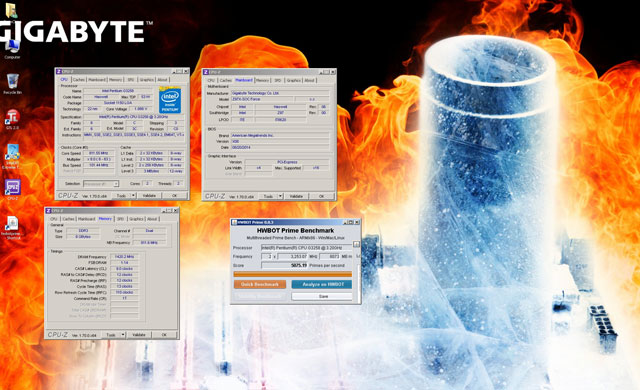 Gigabyte Z97 — Pentium AE Beat the Heat Challenge
