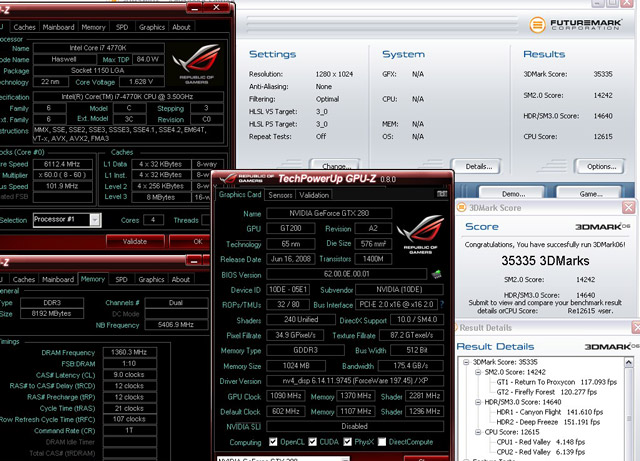 Рекорд Smoke и GeForce GTX 280