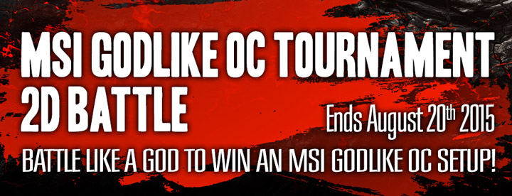 MSI Godlike OC