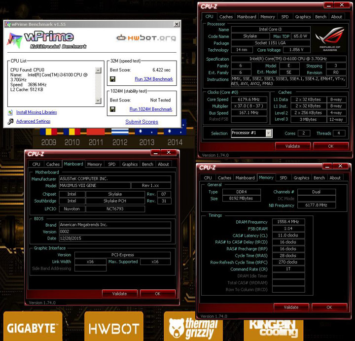 Разгон Core i3-6100