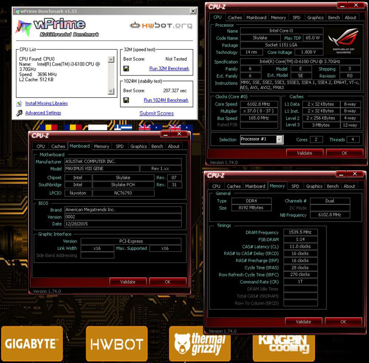 Разгон Core i3-6100