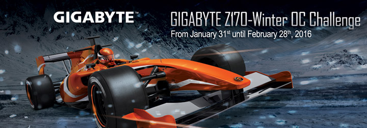 Gigabyte Z170-Winter OC Challenge