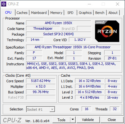 AMD Ryzen Threadripper 1950X