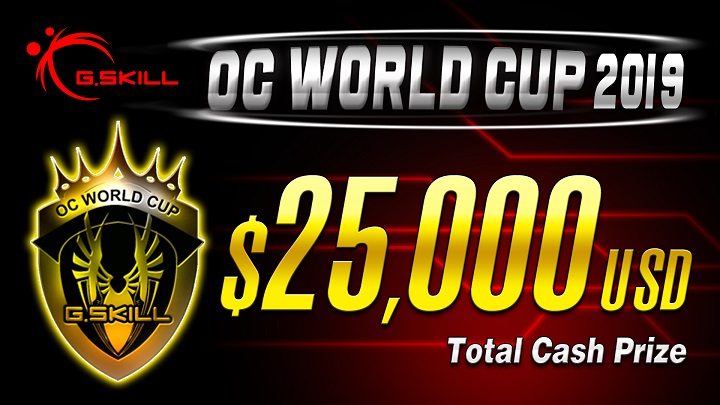 OC World Cup 2019: среди участников онлайн-отбора разыгрывается набор памяти G.Skill