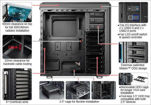 Корпус Enermax Fulmo ST
