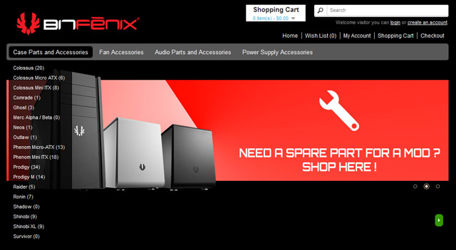 BitFenix Parts Store BitFenix Parts Store